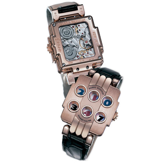 Harry Winston OPUS 3 OPUMHD36RR001 Pink Gold watch replica